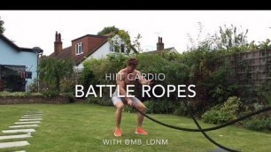 'Battle Ropes HIIT Workout'