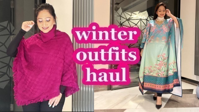 'Winter outfits haul | Winter Lookbook | Thehopestory'