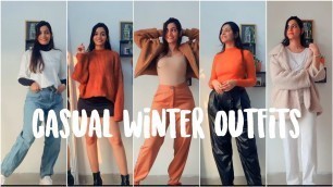 'Easy and Casual Winter Outfits | Winter Fashion lookbook 2020'