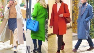 'MILAN STREET STYLE - Winter Fashion ITALIAN is getting ready for Christmas'