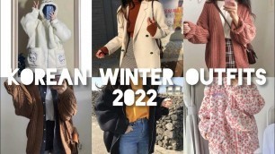 'Korean winter outfits/Korean winter fashion/outfit ideas ❤❤ 2022'