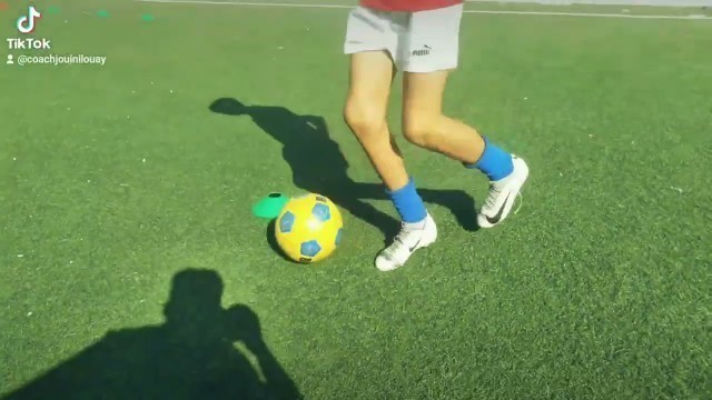 'Exercice de fitness avec contrôle du ballon ⚽️