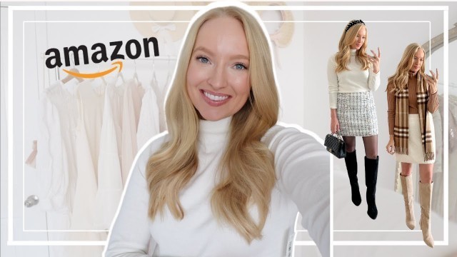 'Amazon Fashion Try On Haul | Affordable Neutral Fall and Winter Outfits under $50'