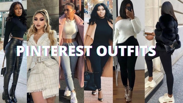 'Recreating Pinterest Fashion | Winter Outfits 2022 Lookbook'