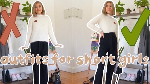 'WINTER OUTFITS FOR SMALL PETITE GIRLS | how to dress a petite body'