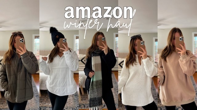 'HUGE AMAZON WINTER 2022 HAUL: winter fashion trends & accessories for the cold'