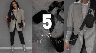 '5 WINTER OUTFIT IDEAS | How To Style | South African Youtuber'