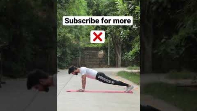 'Push ups Mistakes | Saurabh Fitness | #youtubeshorts #shorts'