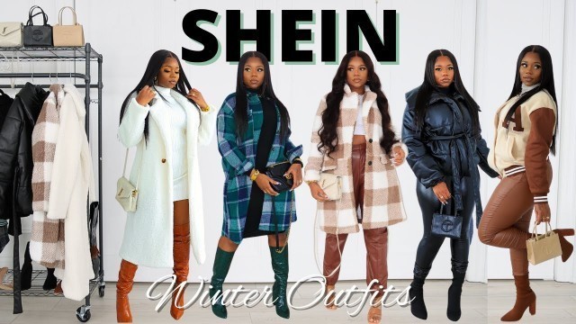 'SHEIN WINTER LOOKBOOK 2022 ❄️ | Cozy & Trendy Outfits | Chev B.'