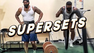 'SUPERSET LIFE II | ABS | BATTLE ROPES | DEADLIFTS'