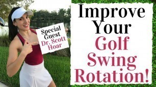 'How To Improve Your Golf Swing Rotation - Golf Fitness Tips'