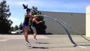 'Jumping Battle Ropes'