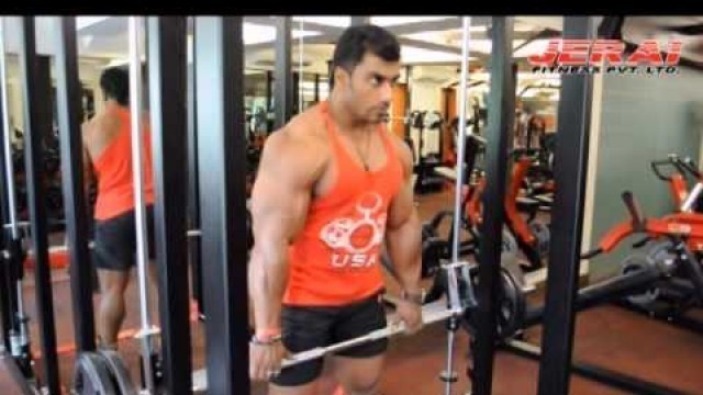 'SHURGS IN POWER CAGE BY SANGRAM CHOUGULE ON JERAI FITNESS EQUIPMENT'