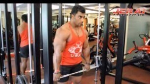 'SHURGS IN POWER CAGE BY SANGRAM CHOUGULE ON JERAI FITNESS EQUIPMENT'