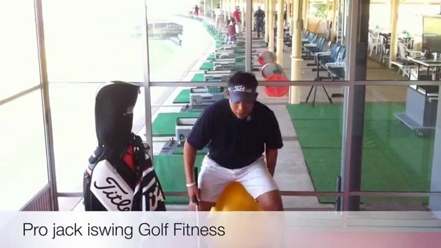 'Golf fitness Excercise for golf swing plane'