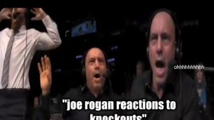 '#joerogan #ufc #knockouts joe rogan reactions to knockouts'