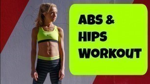 'Abs and Hips Workout. 10 Minute Exercise Routine'