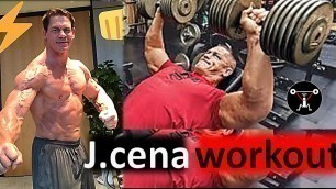 'JOHN CENA Exercise routine for the chest WORKOUT 