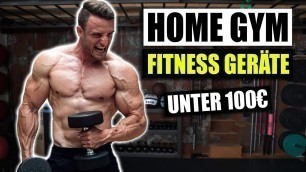 'Das beste HOME GYM EQUIPMENT | TOP 4 Fitness Geräte für Zuhause!'