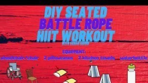 'DIY BATTLE ROPES HIIT with Coach Sammi'