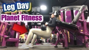 'Leg Day at Planet Fitness | Beginner Friendly'