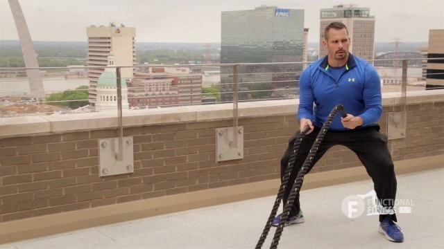 'Battle Ropes Bicep Drill'