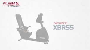 'Spirit XBR55 Recumbent Bike - Flaman Fitness'