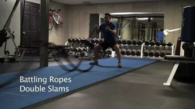 'Battling Ropes, Double Slam'