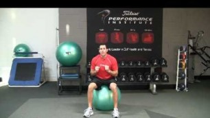 'Golf Fitness Core Strength Exercise'
