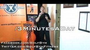 'Golf Fitness - GolfGym 3 Minute Workout Challenge Day 1'