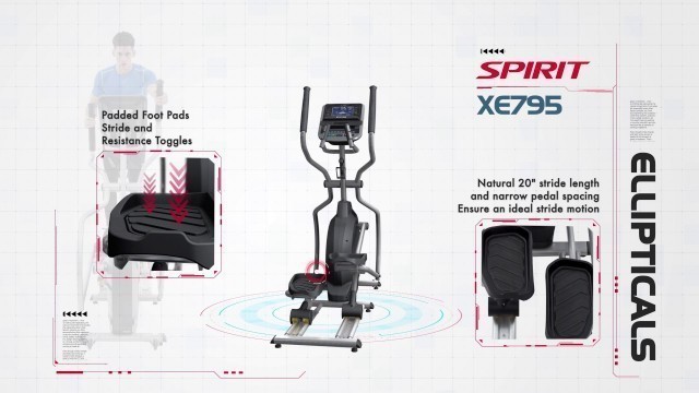 'Spirit Home Elliptical XE795'