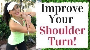'Improve Your SHOULDER TURN In The Golf Swing - Golf Fitness Tips'