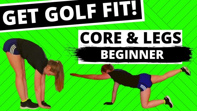 'GOLF FITNESS | Home Workout With No Equipment (Beginner friendly) + Warm-up & Stretching'