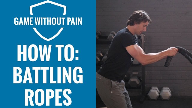 'Battling Ropes for Better Shoulders! | Healthy Gaming Tips'