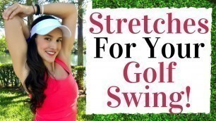 'Golf Stretches To Do Before Your Round (With Your Golf Cart!) - Golf Fitness Tips'