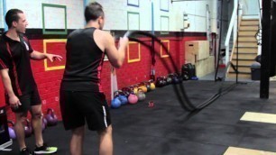 'FTI: Battling Ropes – Walking Battling Rope Sequences'