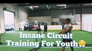 'Monster Circuit Training For Youth With Battle Ropes'