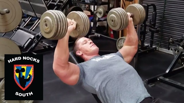 'Chest day with John Cena: Hard Nocks South Life'