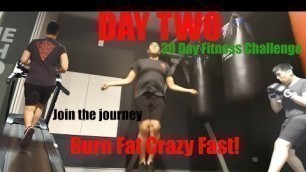 'DAY TWO!!!!! HOW TO LOSE WEIGHT FAST!!! 30 DAY FITNESS CHALLENGE APP'