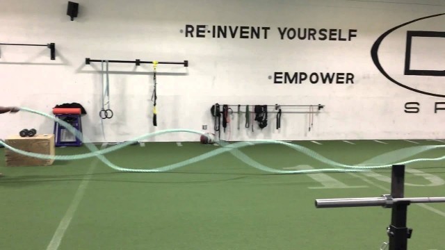 'Partner Battle Ropes With Chris Downing/D24 Sports'