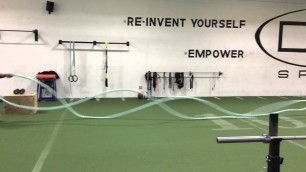 'Partner Battle Ropes With Chris Downing/D24 Sports'