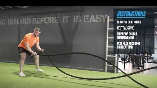 'SLOAN\'S GYM - BATTLE ROPES DEMO'