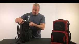 'Isolator Fitness Thin Blue Line 4 Meal RUGGED ISOPACK Meal Prep Management Backpack'