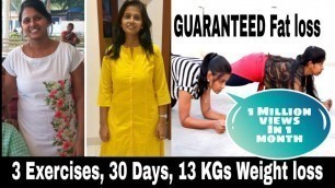 'Weight loss home Workout | 30 days FITNESS Challenge'