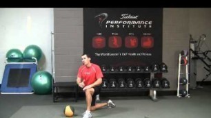 'Golf Fitness Medicine Ball Power Exercise'