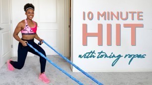'10-Minute Toning Ropes Workout With Ariel | Tone It Up'