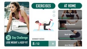 'รีวิวแอพลดน้ำหนัก 30 วัน l 30 days fitness challenge'