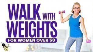'20 Minute WALK with WEIGHTS Workout for Women over 50 ⚡️ Pahla B Fitness'