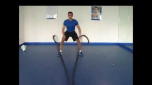 '30 Minute Battle Ropes Tabata Workout'