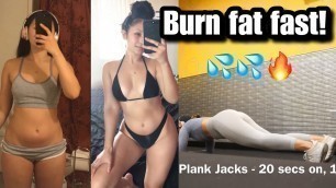 'WORKOUT WITH ME: HIIT Fat Burning Workout No Equipment | Planet Fitness'